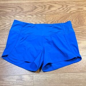 Lululemon Athletica Vibrant Blue Athletic Shorts